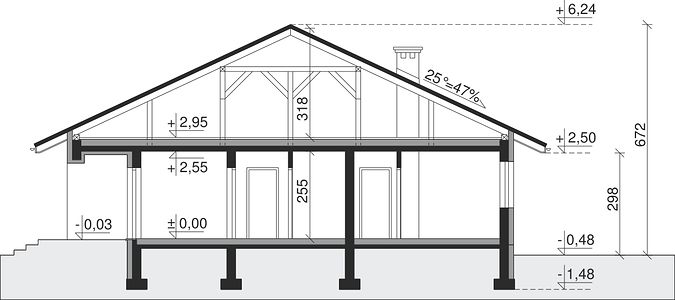 Фасад дома KCD-5624-59 Фасад дома KCD-5624-59