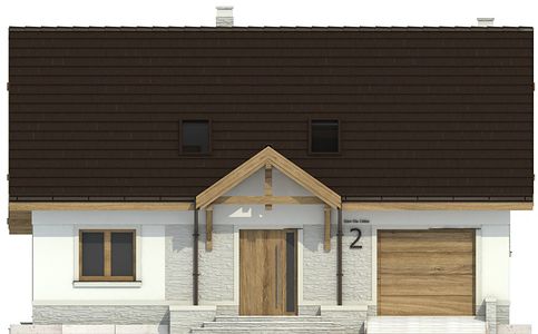 Фасад дома ADI-9845-88 Фасад дома ADI-9845-88