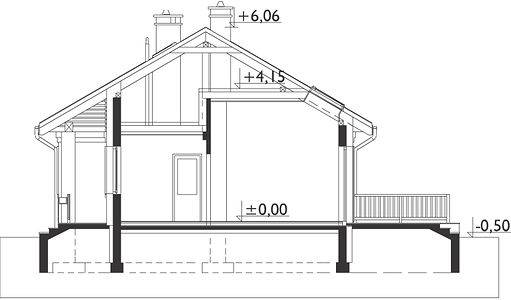 Фасад дома BBB-9925-72 Фасад дома BBB-9925-72