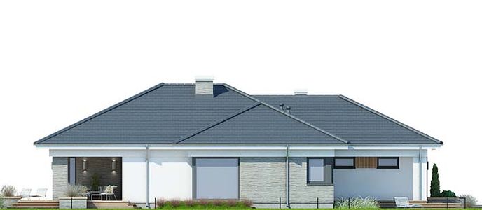 Фасад дома BCK-8366-91 Фасад дома BCK-8366-91