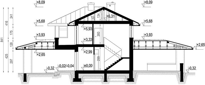 Фасад дома BID-3861-34 Фасад дома BID-3861-34