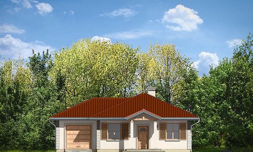 Фасад дома IDH-1751-73 Фасад дома IDH-1751-73