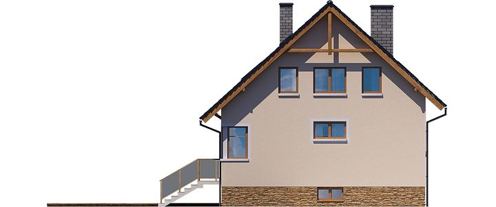 Фасад дома IDC-9176-48 Фасад дома IDC-9176-48