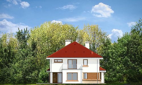 Фасад дома HBB-1685-37 Фасад дома HBB-1685-37