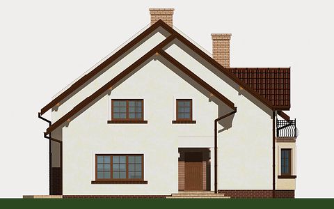 Фасад дома CIC-8722-47 Фасад дома CIC-8722-47