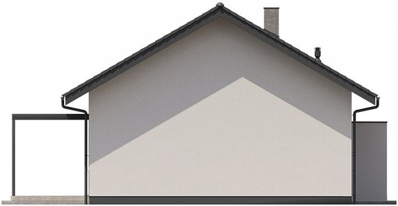 Фасад дома HIK-2924-58 Фасад дома HIK-2924-58
