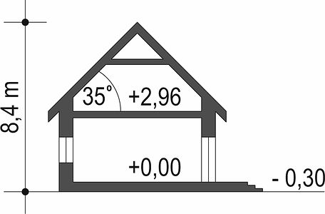 Фасад дома HCD-9452-14 Фасад дома HCD-9452-14