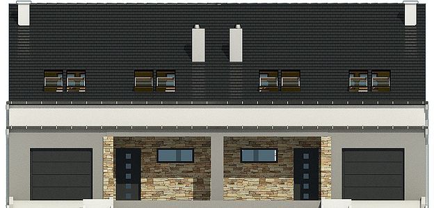 Фасад дома HCD-9452-14 Фасад дома HCD-9452-14