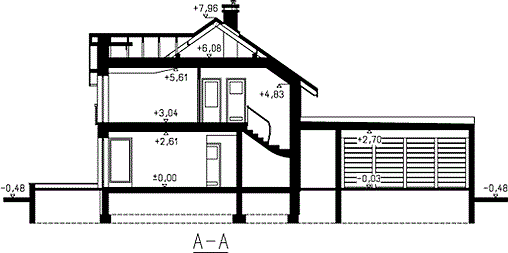 Фасад дома GCD-3597-49 Фасад дома GCD-3597-49