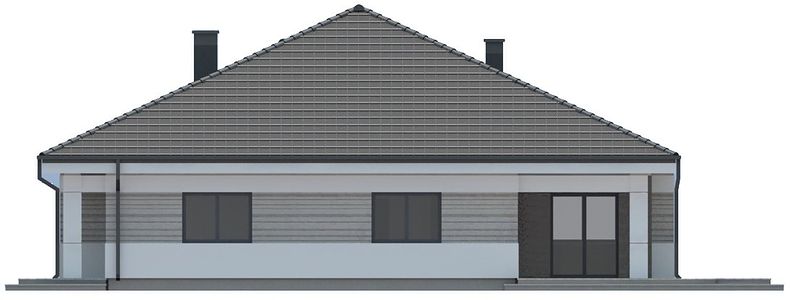 Фасад дома KHD-2751-93 Фасад дома KHD-2751-93